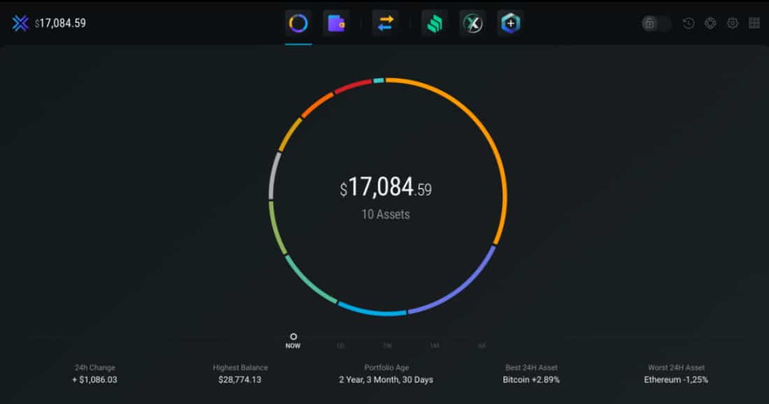 Exodus crypto wallet