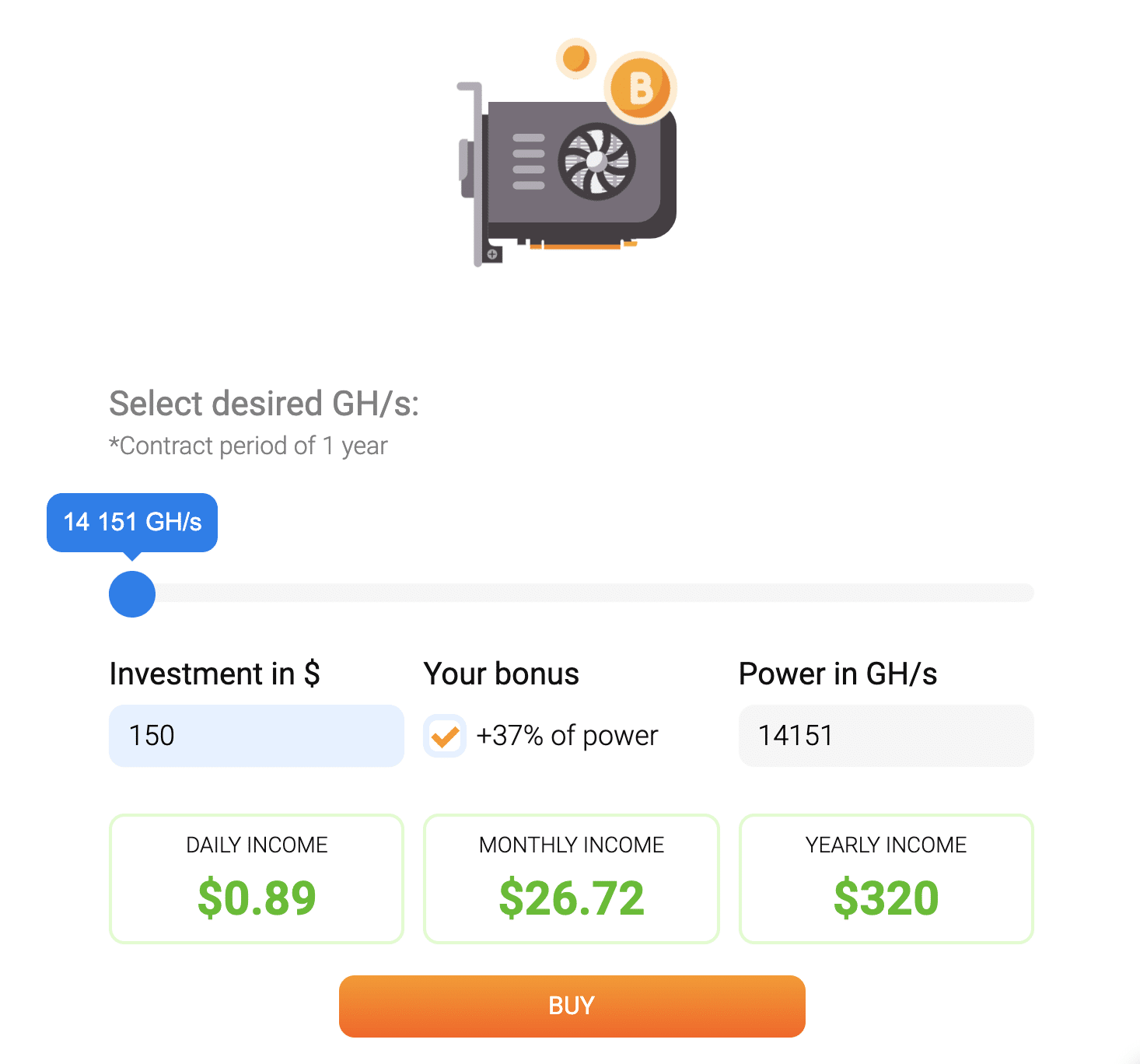 Shamining calculator