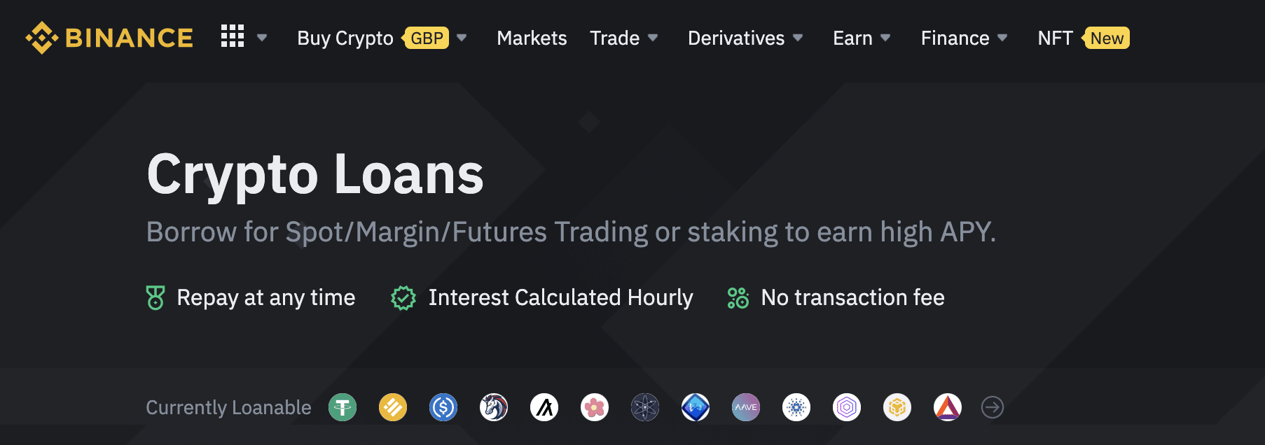Binance best crypto loans